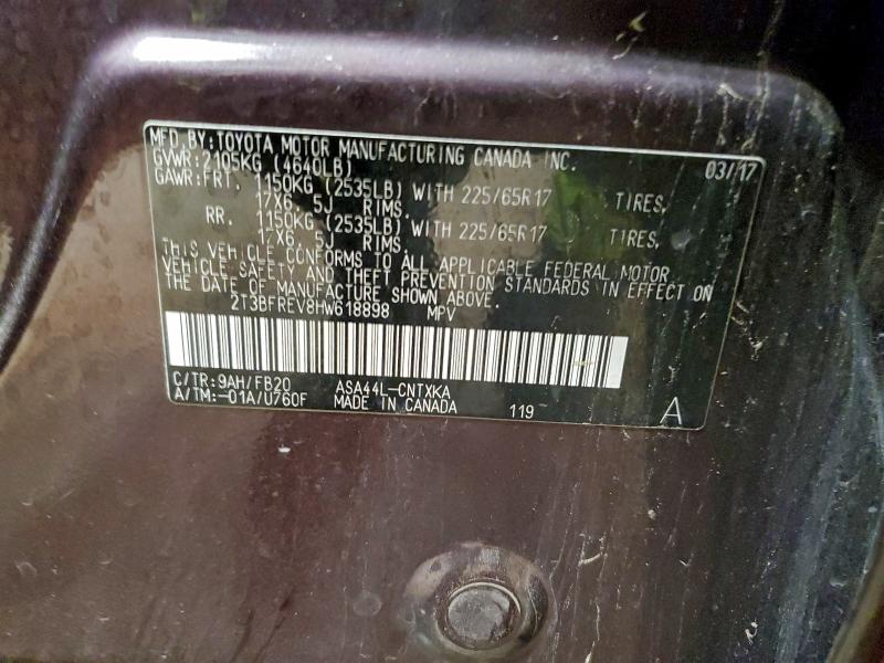 2017 TOYOTA RAV4 LE #3304626947