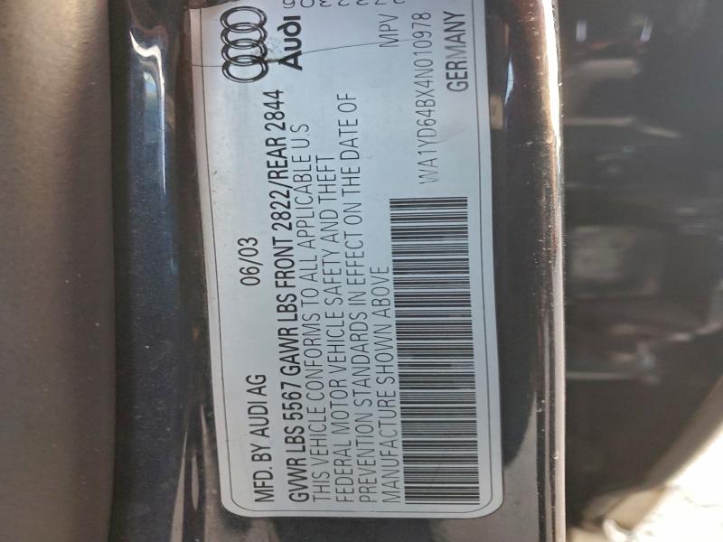 2004 AUDI ALLROAD #3311463244