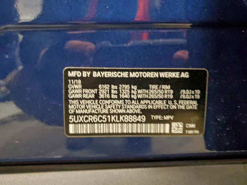 2019 BMW X5 XDRIVE4 #3305423457