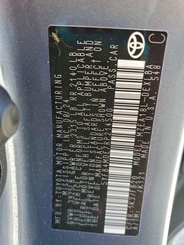 Lot #3311469274 2024 TOYOTA COROLLA LE