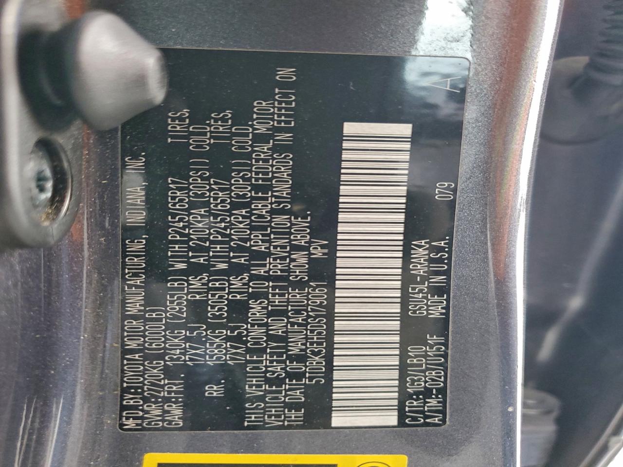 TOYOTA HIGHLANDER BASE