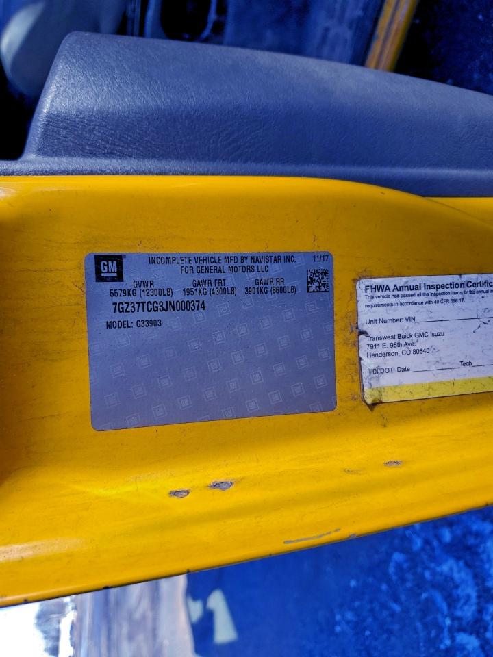 GMC SAVANA CUTAWAY G3500