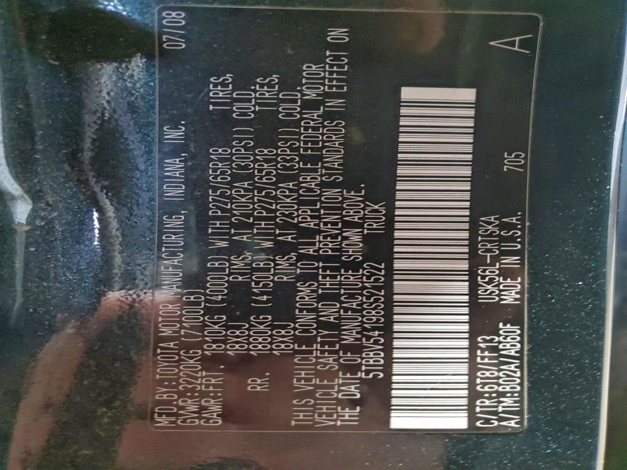 TOYOTA TUNDRA DOUBLE CAB