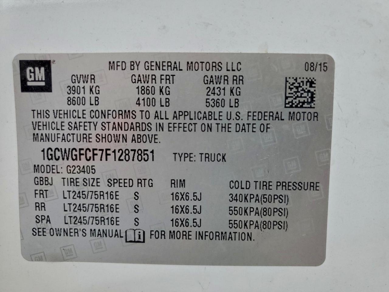 CHEVROLET EXPRESS G2