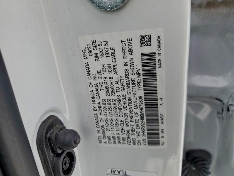 2021 HONDA CR-V EXL #3317711077