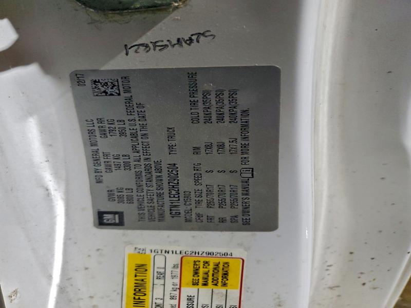 2017 GMC SIERRA C15 #3304720913