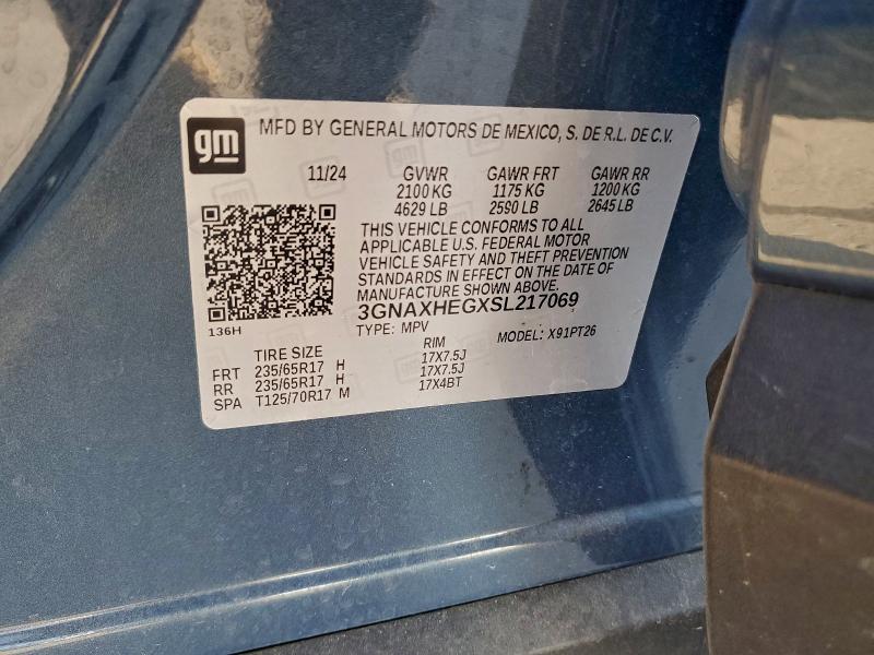 2025 CHEVROLET EQUINOX LT #3308248156