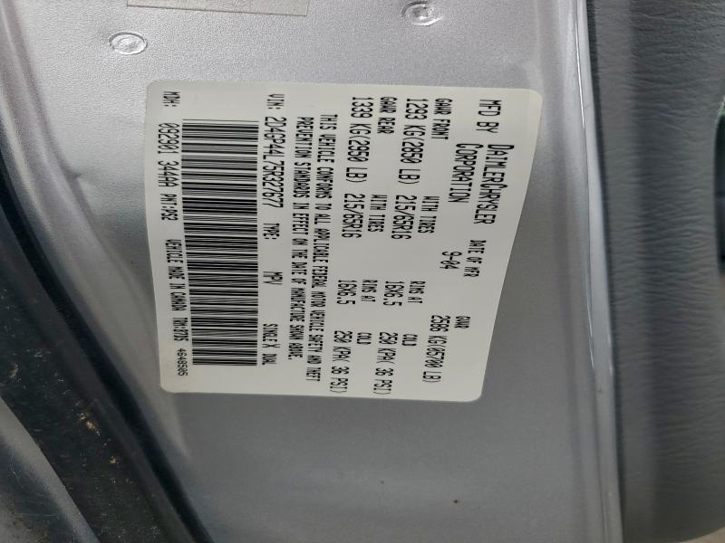 2005 DODGE GRAND CARA #3309649991