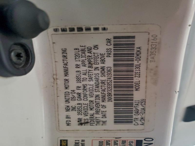 2005 TOYOTA COROLLA CE #3310551042