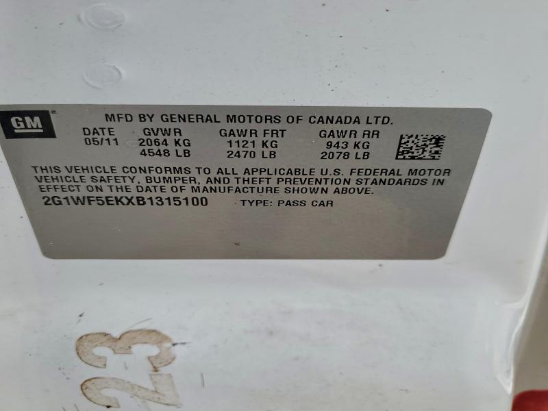 2011 CHEVROLET IMPALA LS #3304662973