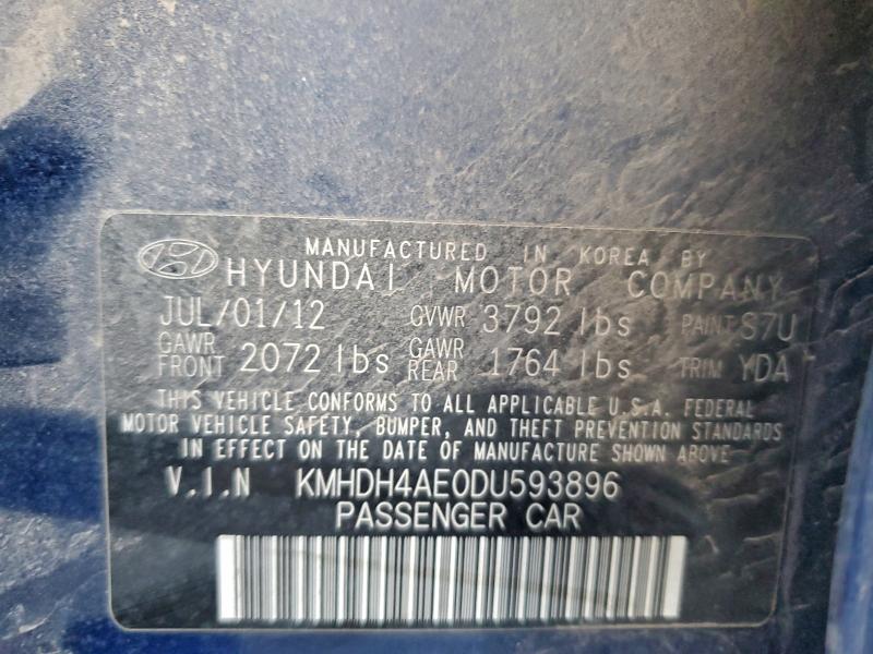 2013 HYUNDAI ELANTRA GL #3305543124