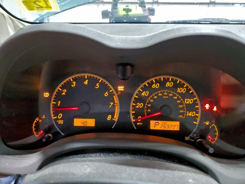 2010 TOYOTA COROLLA BA #3312360771