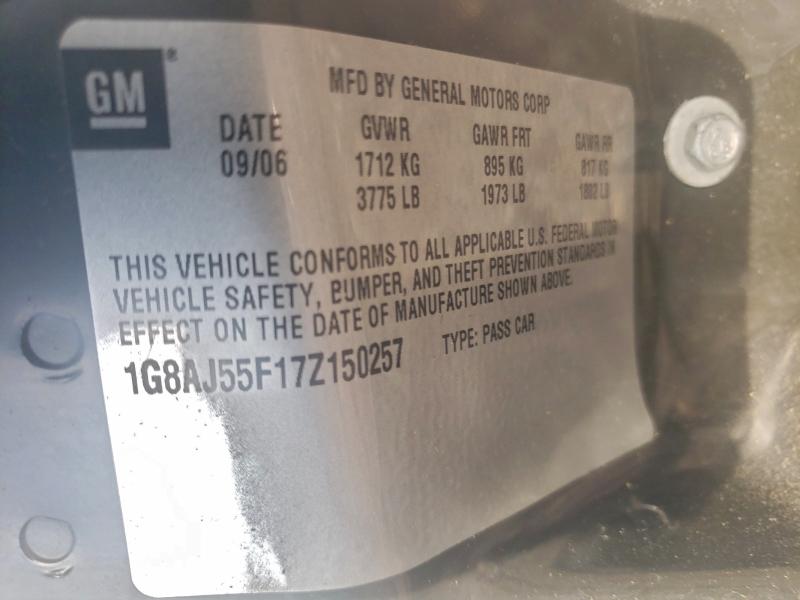 2007 SATURN ION LEVEL #3305514084