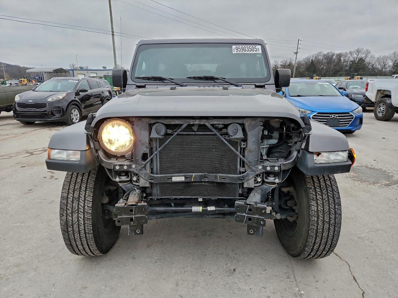 Lot #3316081228 2021 JEEP WRANGLER U