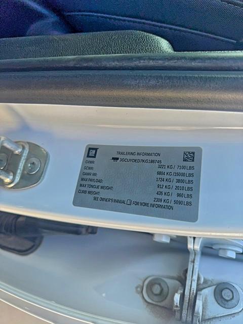 2019 CHEVROLET SILVERADO #3301597634