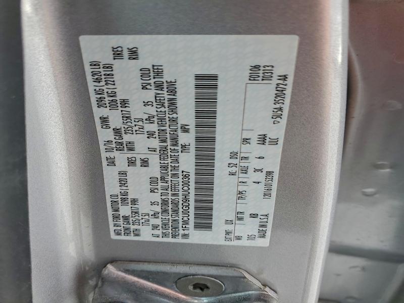 2017 FORD ESCAPE SE #3315784349