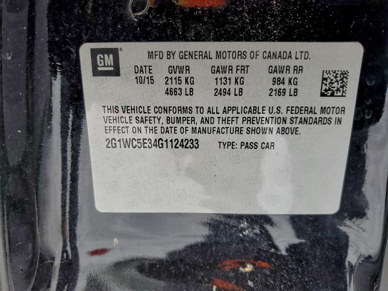 2016 CHEVROLET IMPALA LIM #3315726380