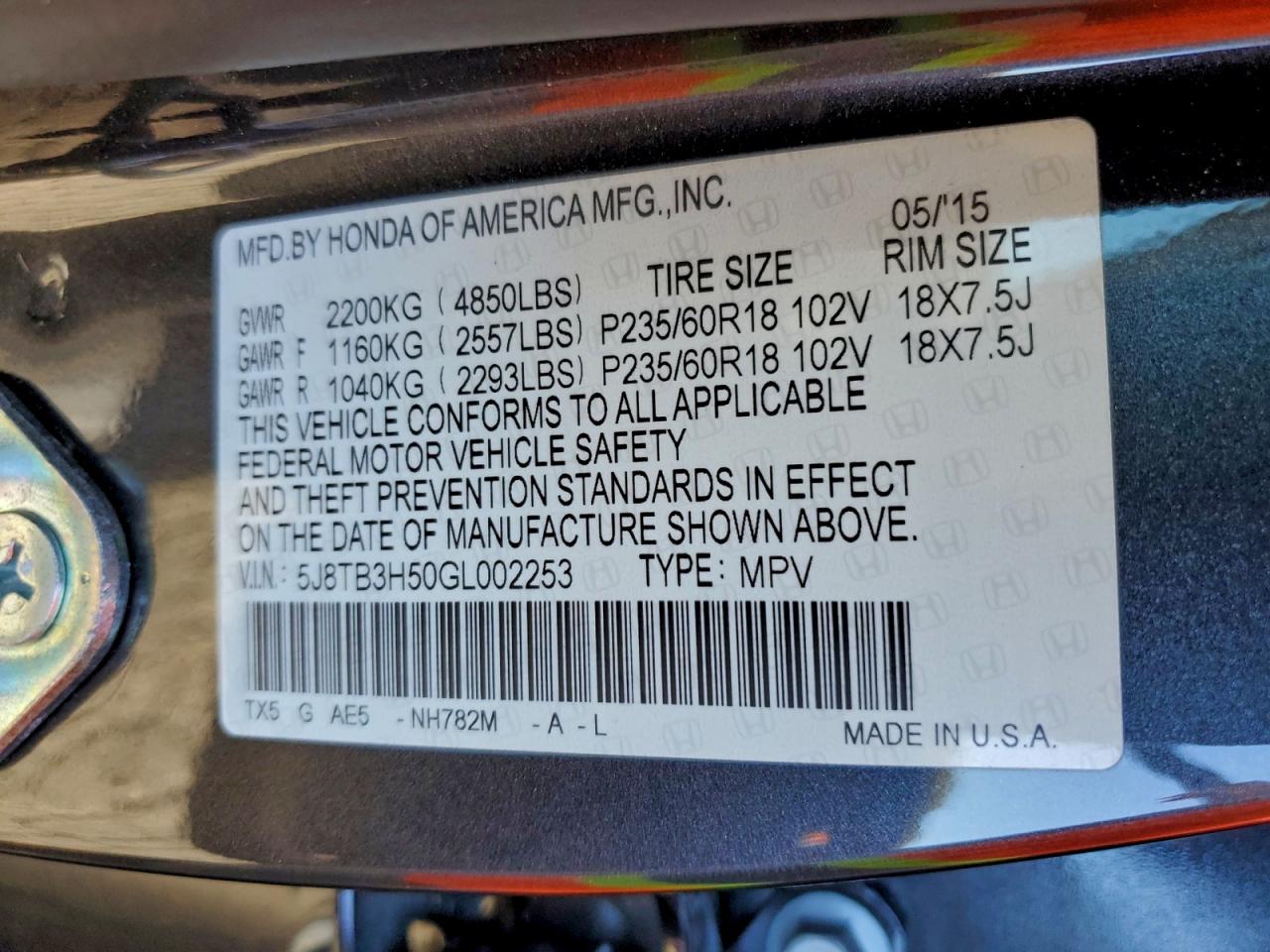 ACURA RDX TECHNOLOGY