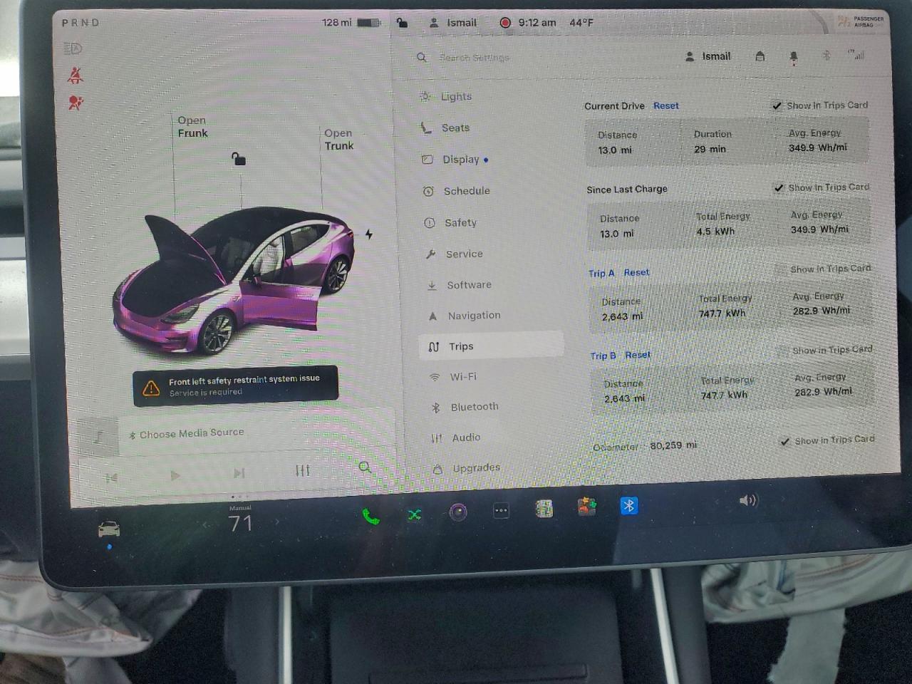 Lot #3318147436 2019 TESLA MODEL 3