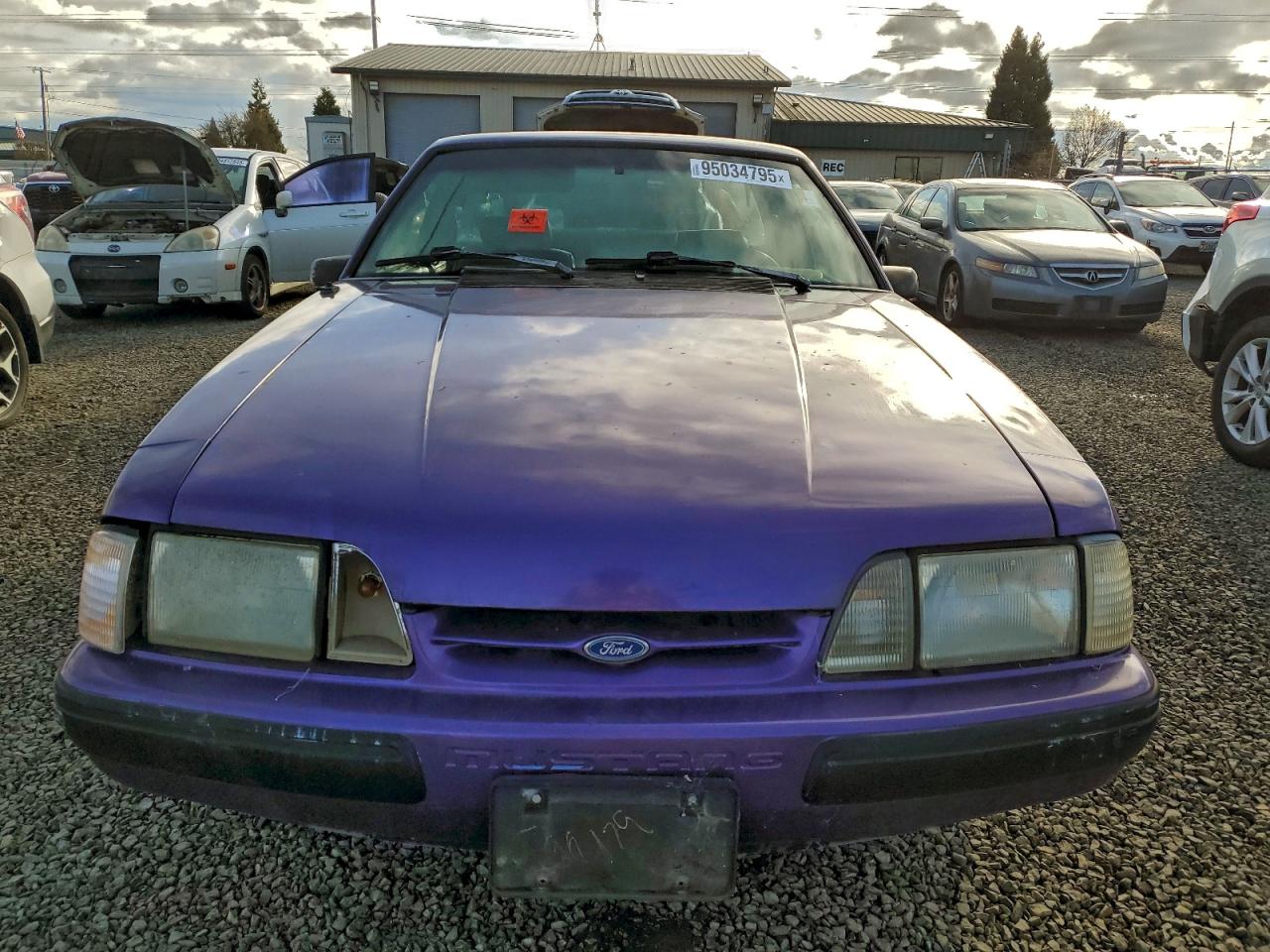 Lot #3302853886 1989 FORD MUSTANG LX