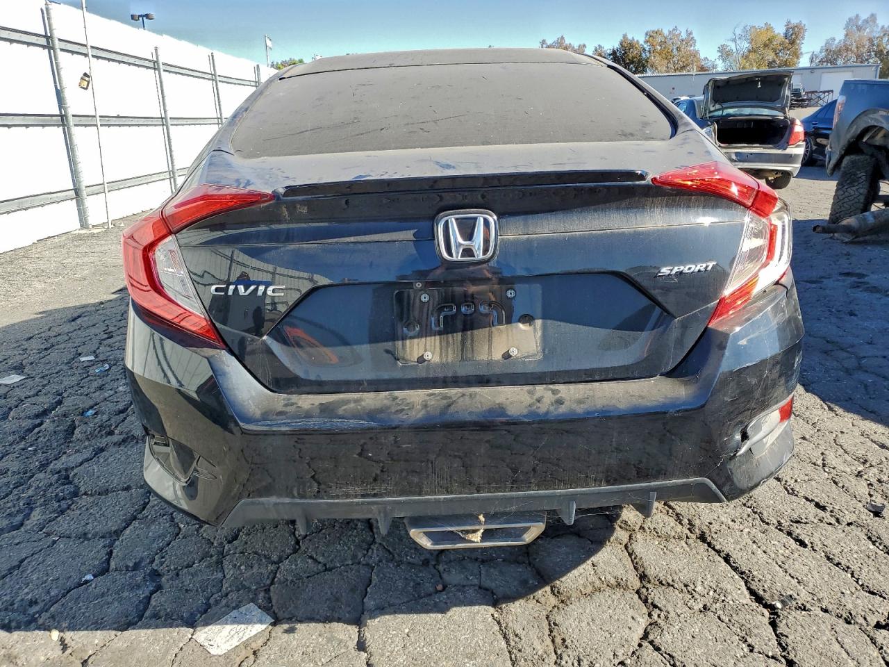 Lot #3318856031 2020 HONDA CIVIC SPOR