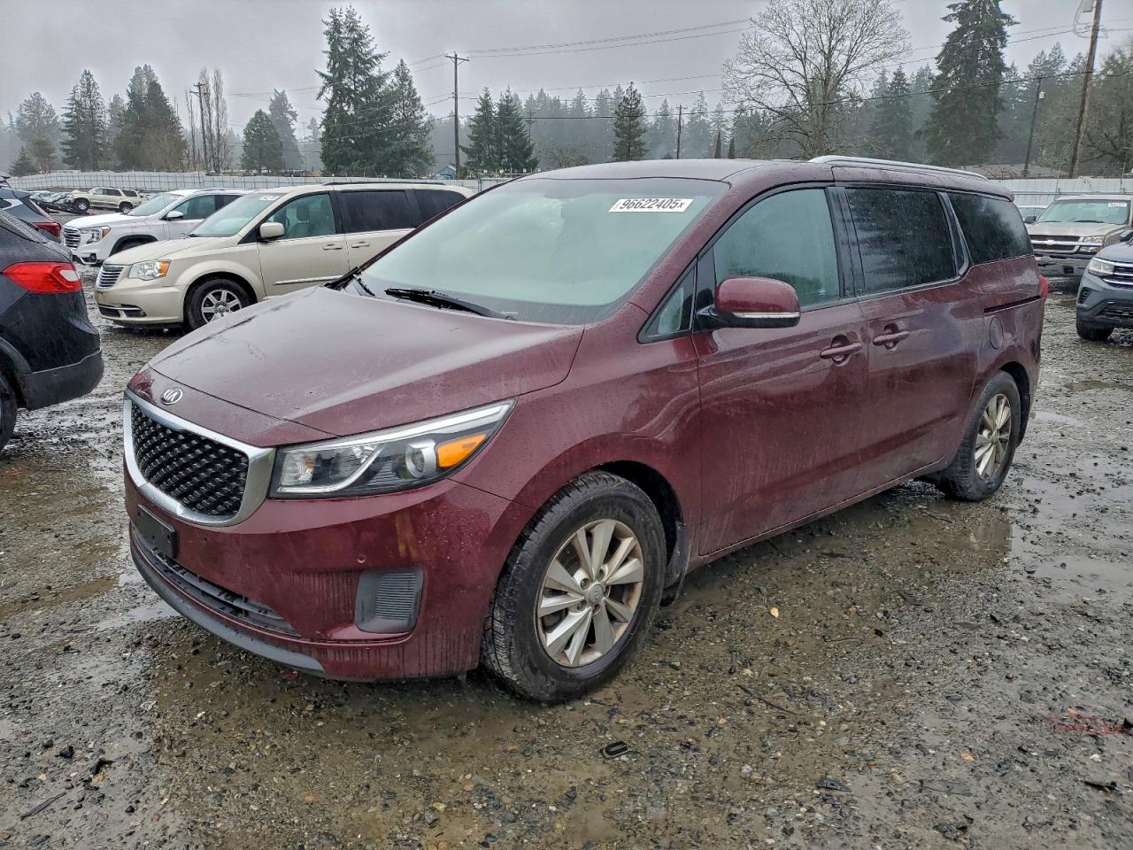 Lot #3315919098 2017 KIA SEDONA LX