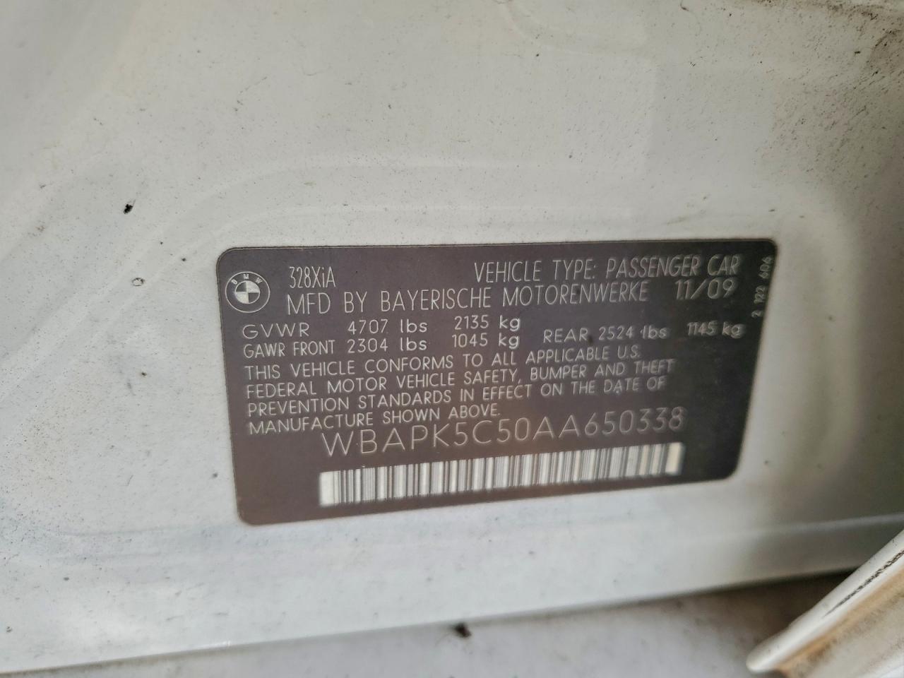 BMW 3 SERIES XI SULEV