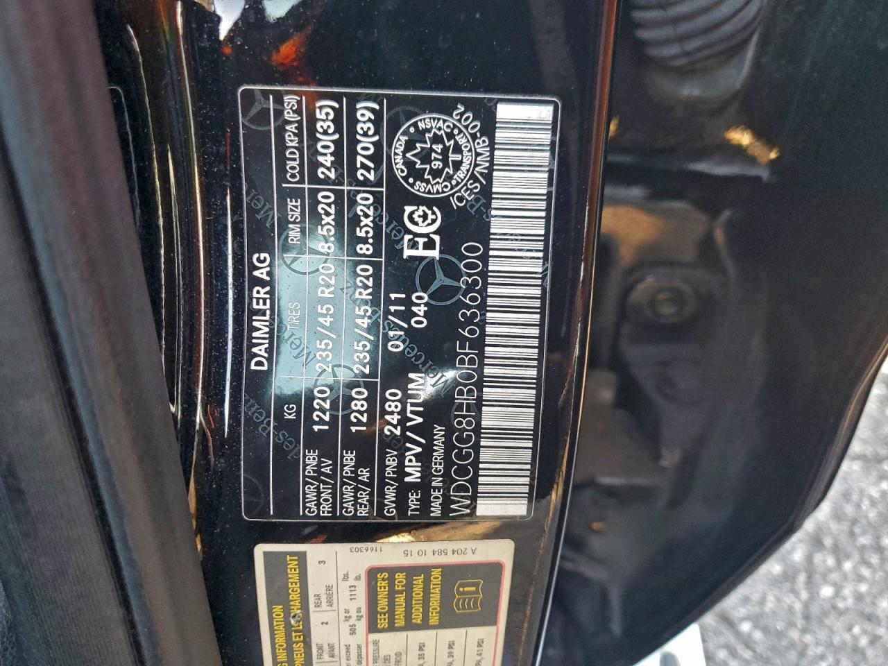 Lot #3317717162 2011 MERCEDES-BENZ GLK 350 4M