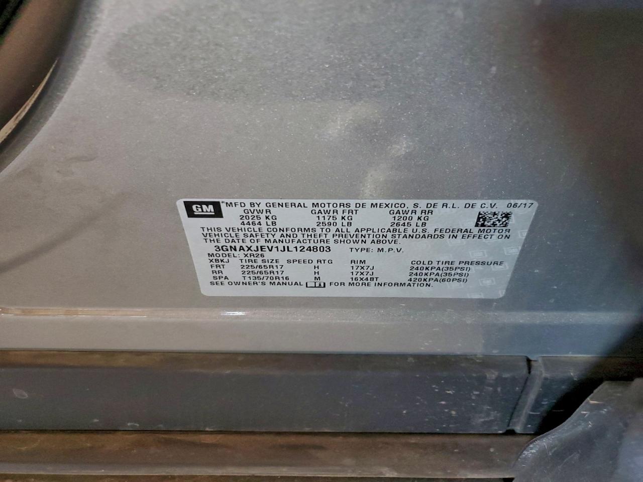 CHEVROLET EQUINOX LT